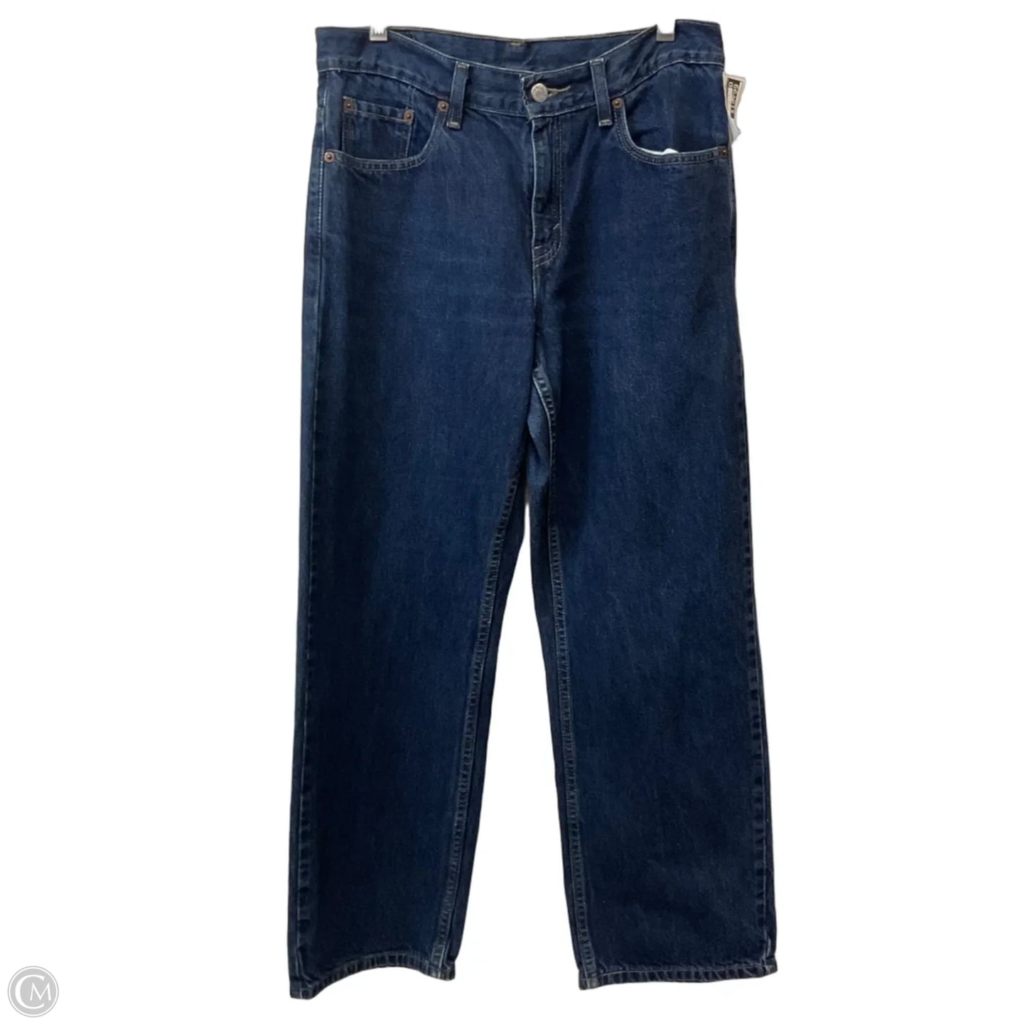 Jeans Flared By Levis In Blue Denim, Size: 10