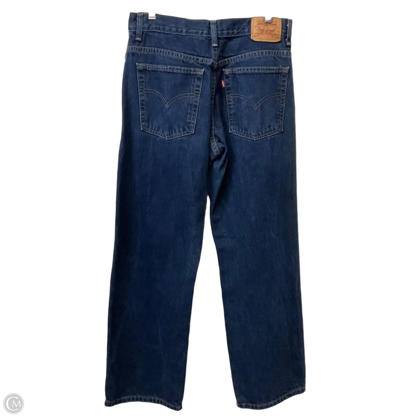 Jeans Flared By Levis In Blue Denim, Size: 10