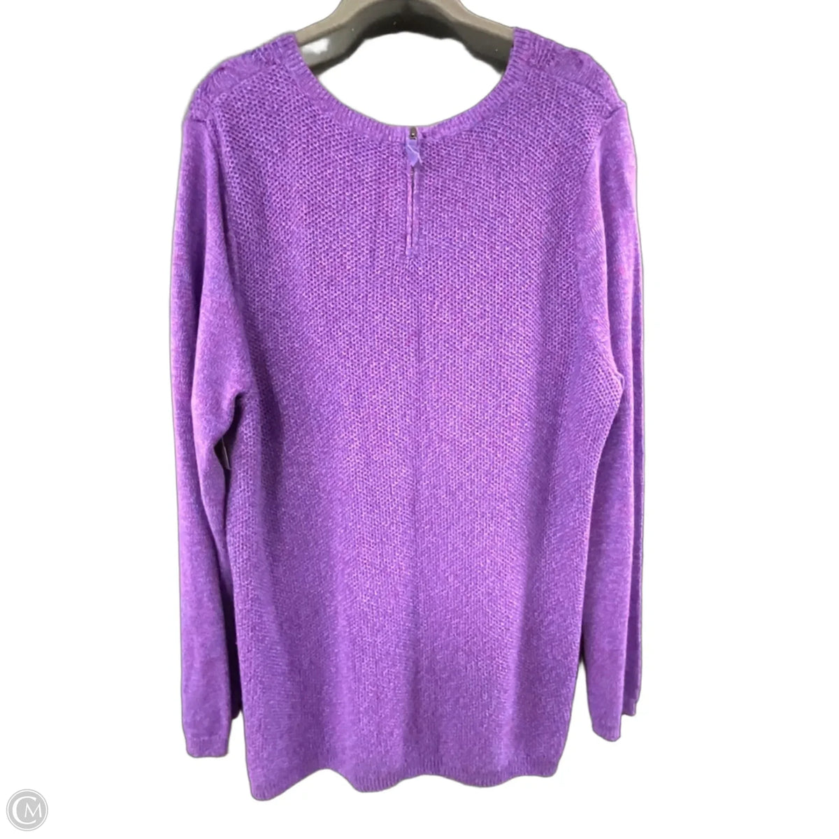 Sweater By Talbots In Purple, Size: 2x