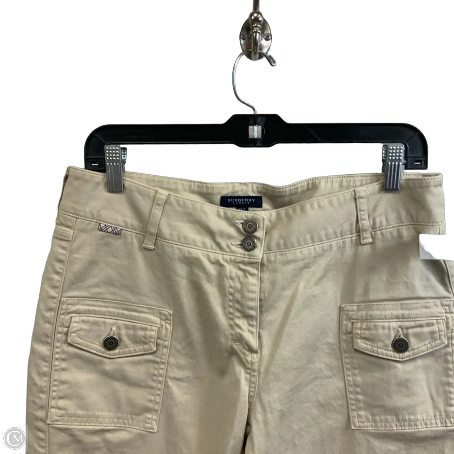 Pants Luxury Designer By Burberry In Tan, Size: 10