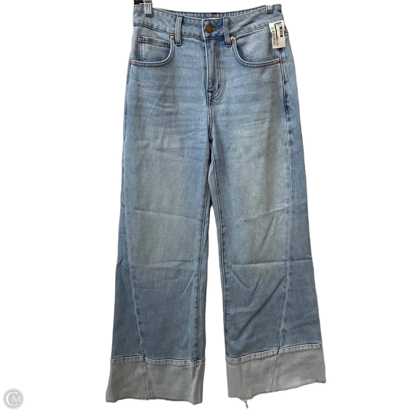 Jeans Flared By Evereve In Blue Denim, Size: 2