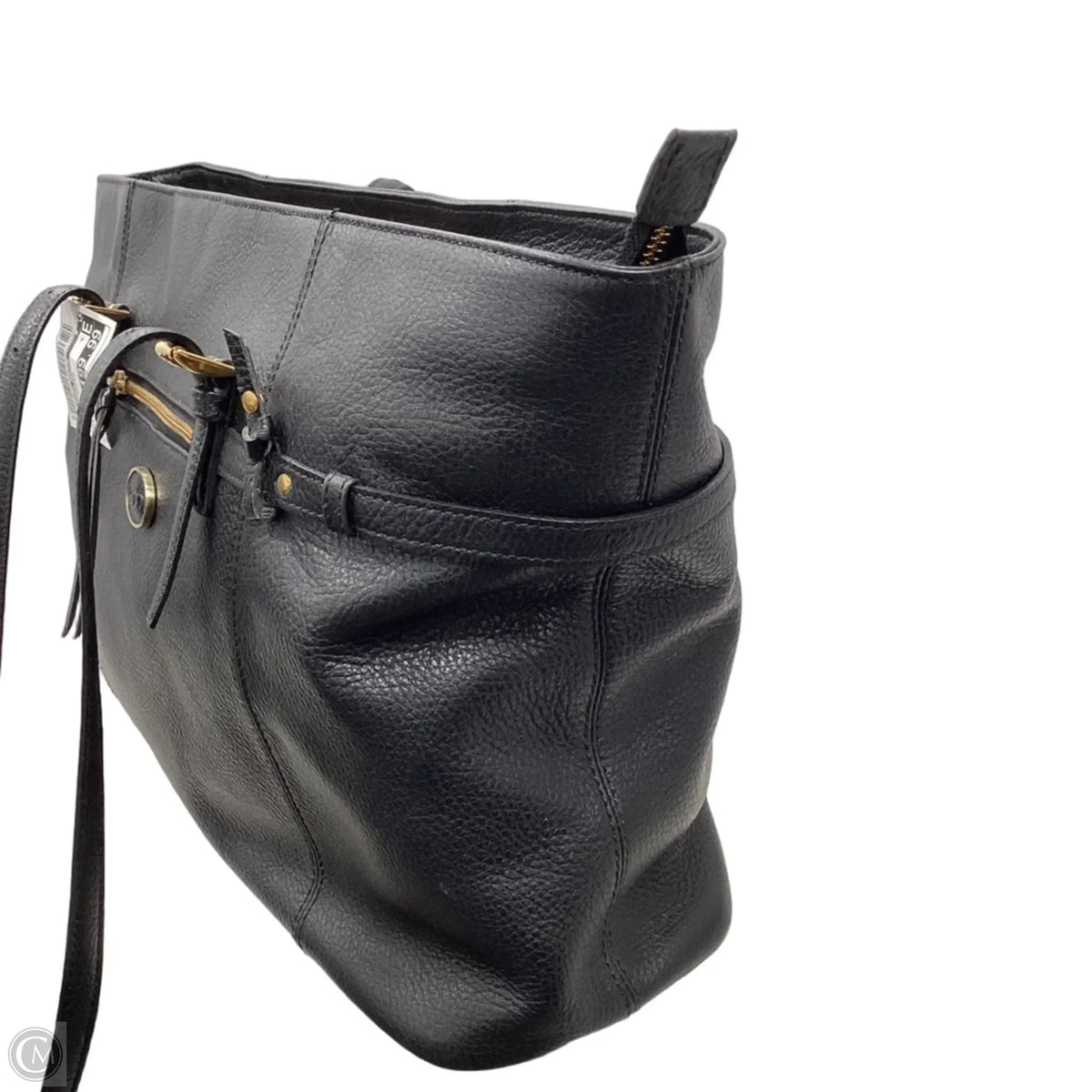 Handbag Leather By Land, Size: Large