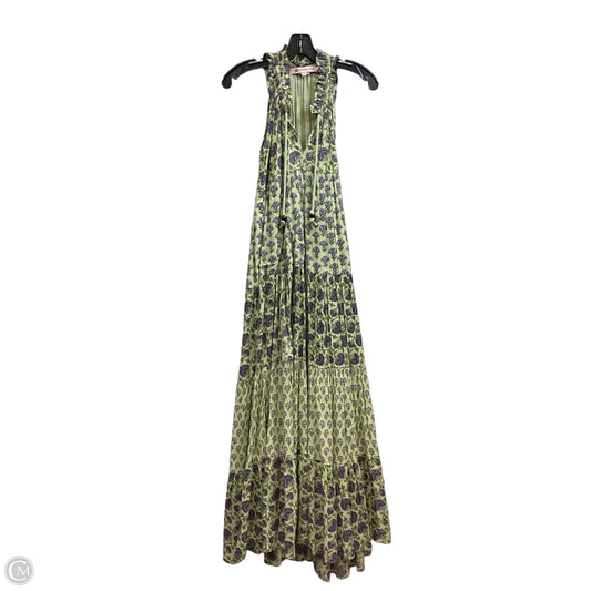 Dress Casual Maxi By Ros Garden In Green, Size: S