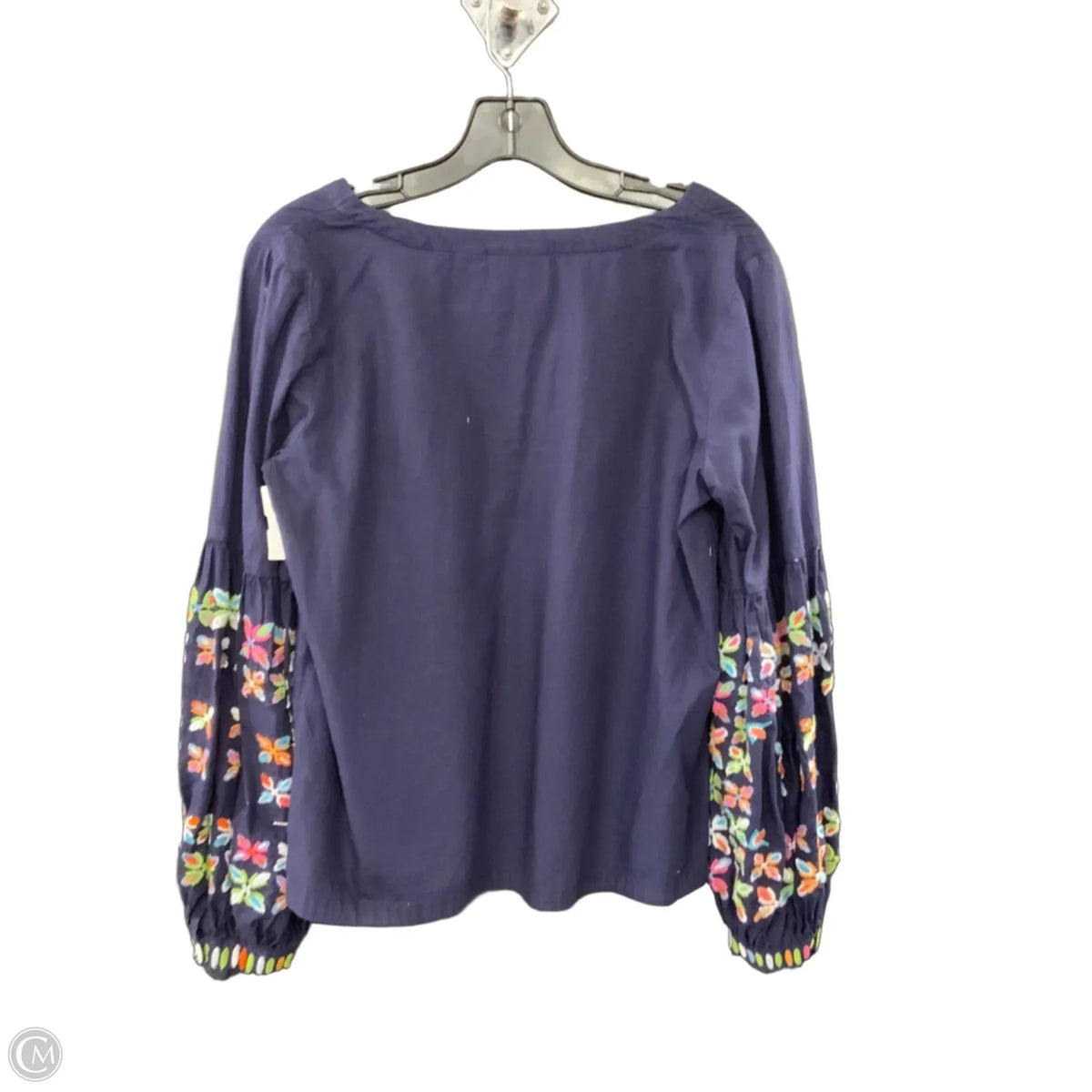 Top Long Sleeve By Maeve In Navy, Size: 12