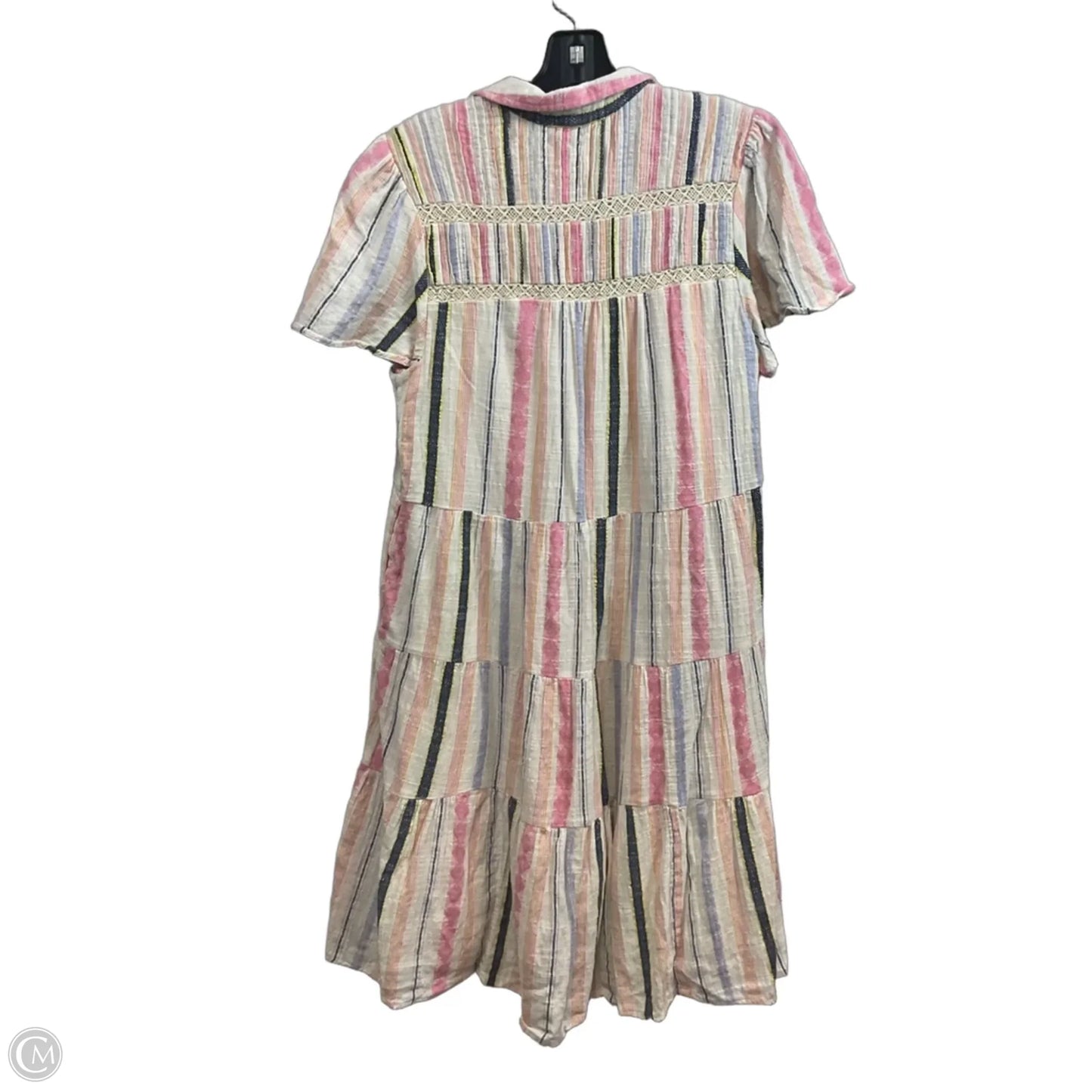 Dress Casual Midi By Anthropologie In Striped Pattern, Size: S