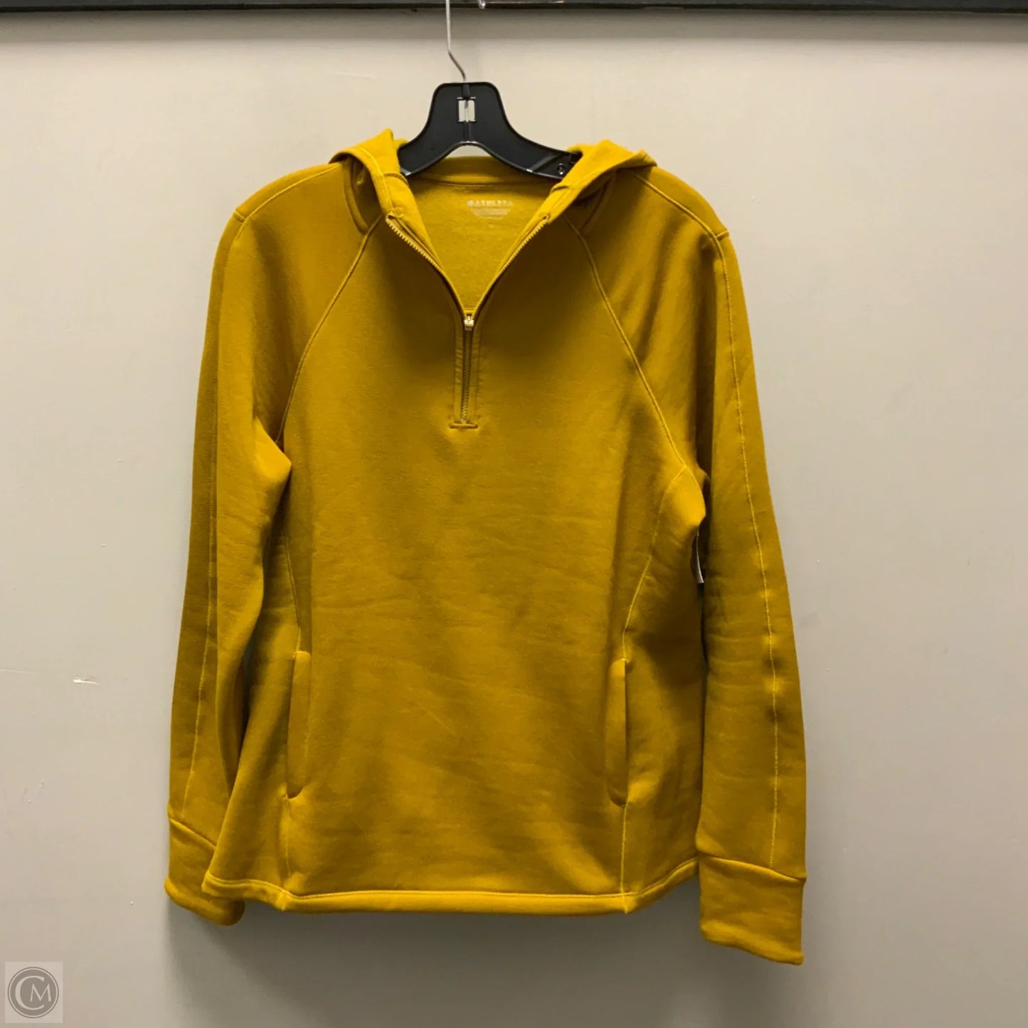 Sweatshirt Collar By Athleta In Gold, Size: L