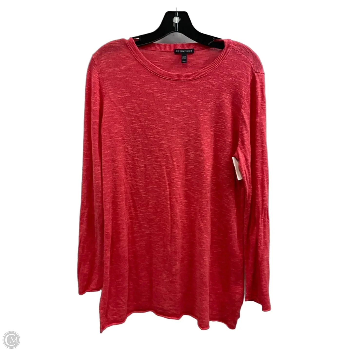 Top Long Sleeve By Eileen Fisher In Orange, Size: M