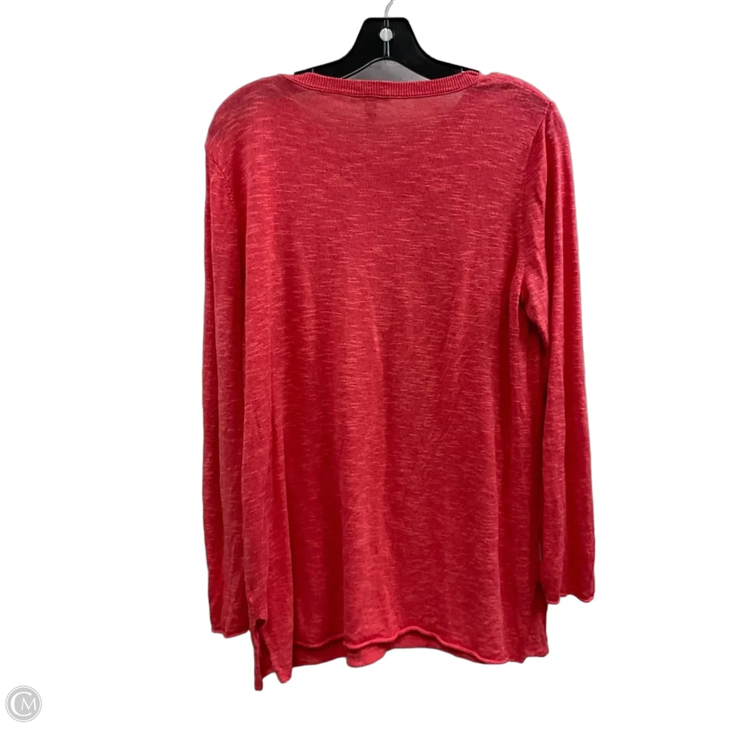 Top Long Sleeve By Eileen Fisher In Orange, Size: M