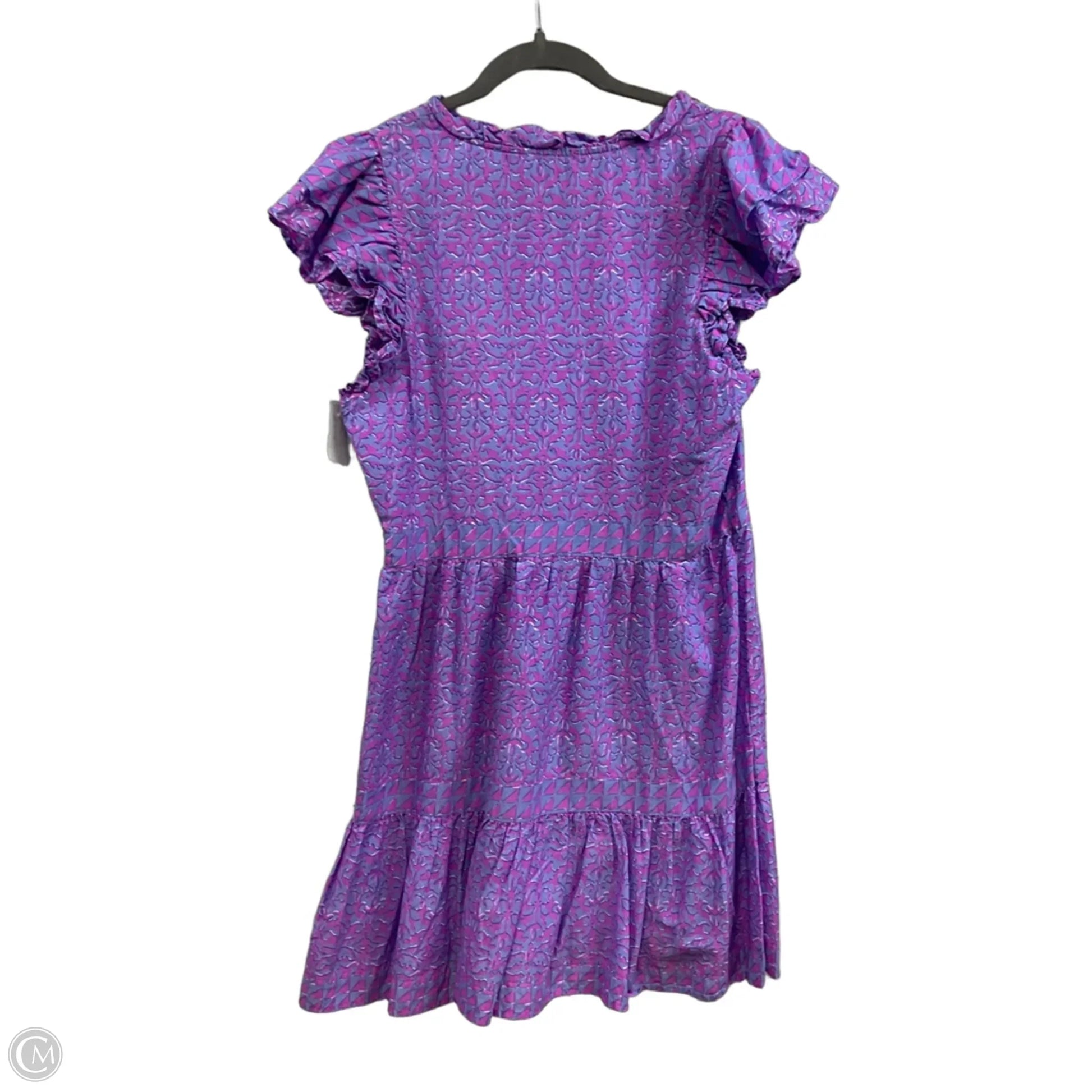 Dress Casual Short By Vineyard Vines In Purple, Size: M