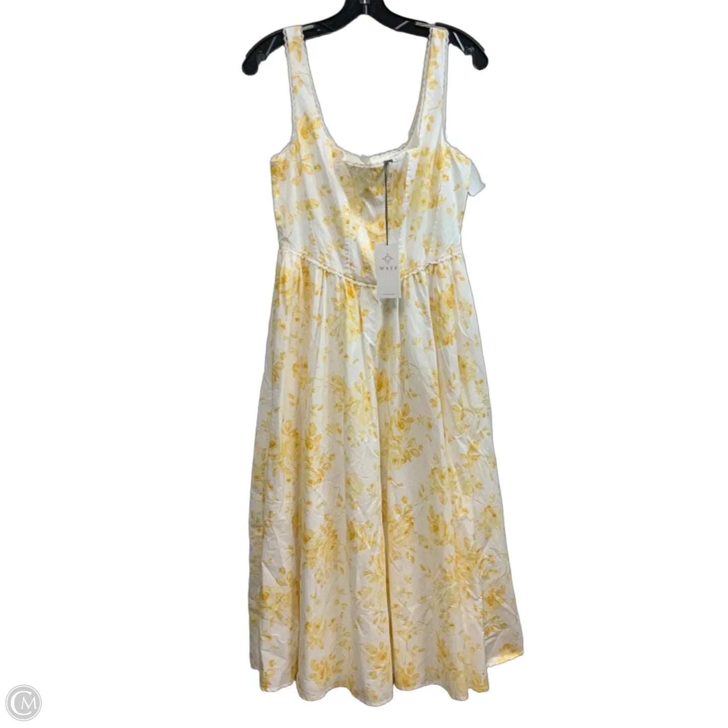Dress Casual Midi By Wayf In Floral Print, Size: S
