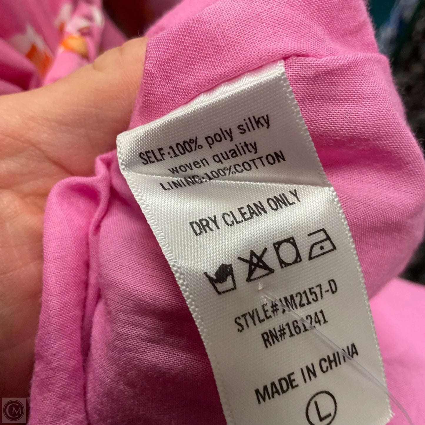 Dress Casual Short By J.marie In Pink, Size: L
