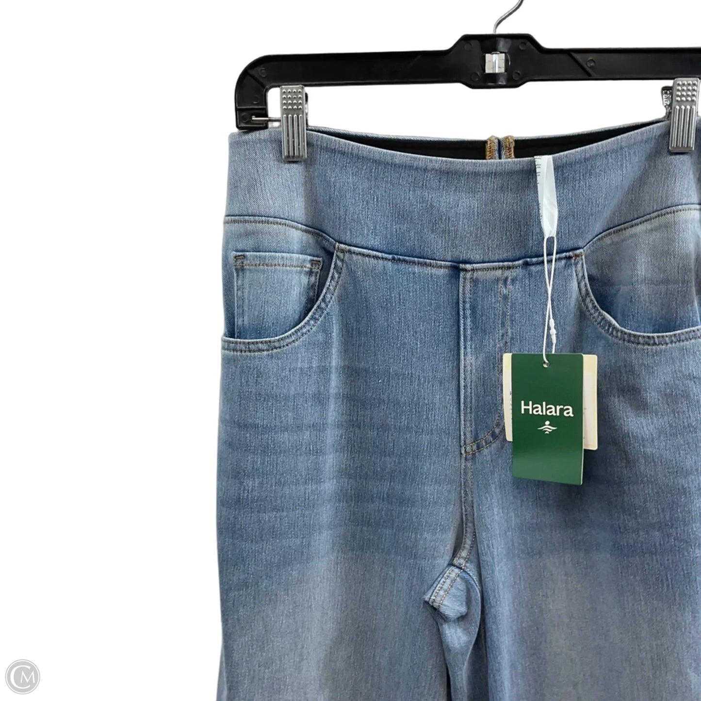 Jeans Wide Leg By Halara In Blue Denim, Size: M
