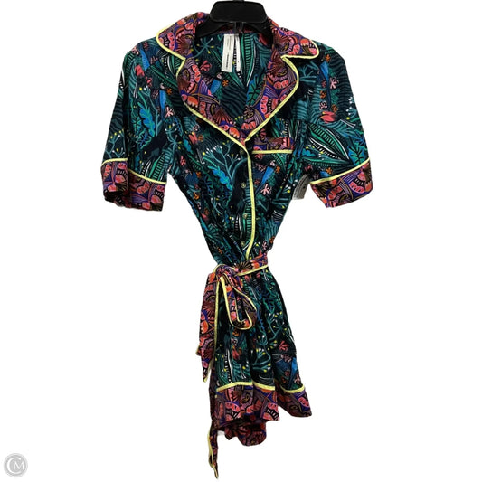 Romper By Anthropologie In Green & Orange, Size: M