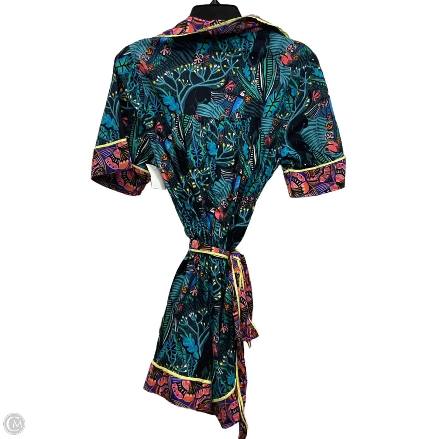 Romper By Anthropologie In Green & Orange, Size: M