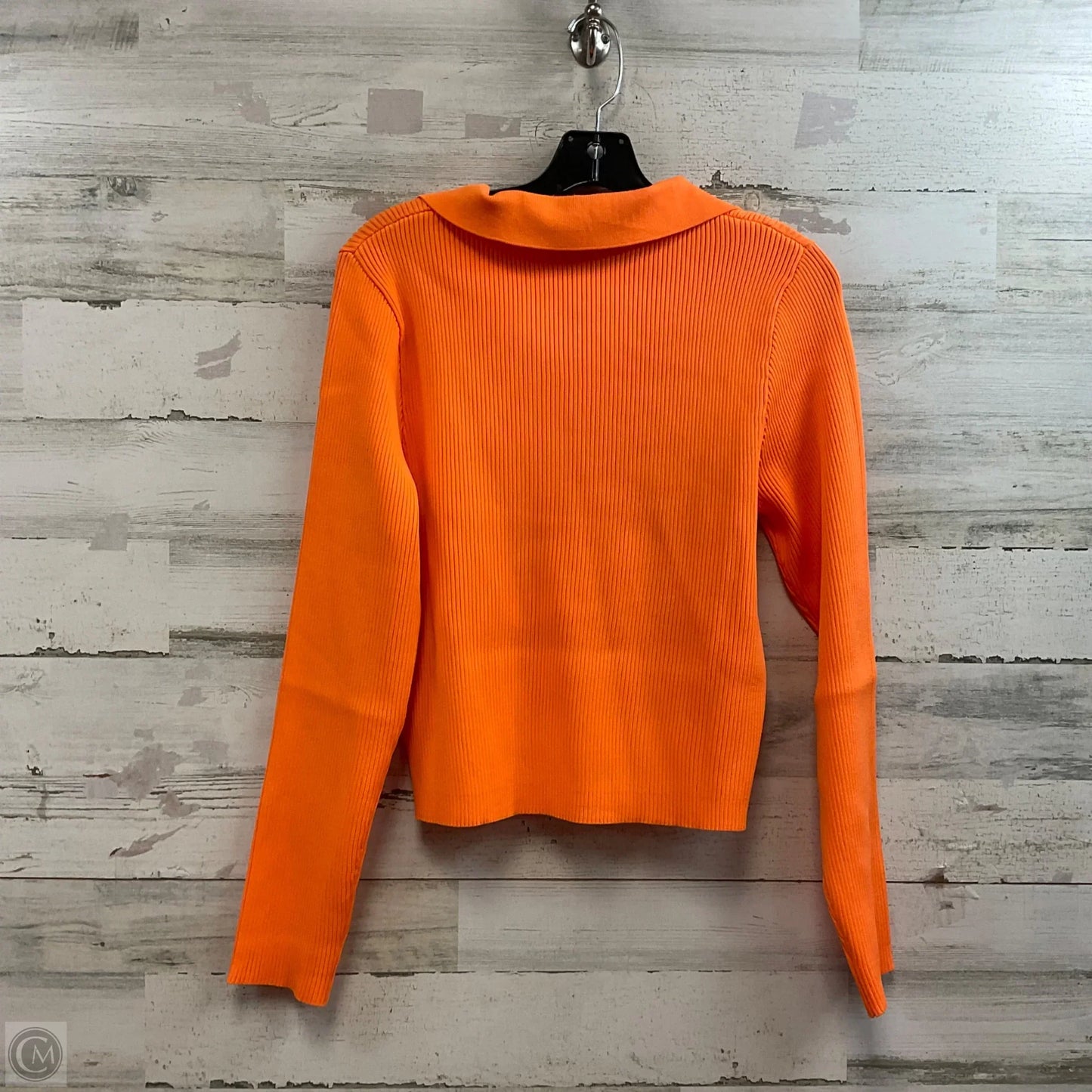 Top Long Sleeve By White Birch In Orange, Size: 1x