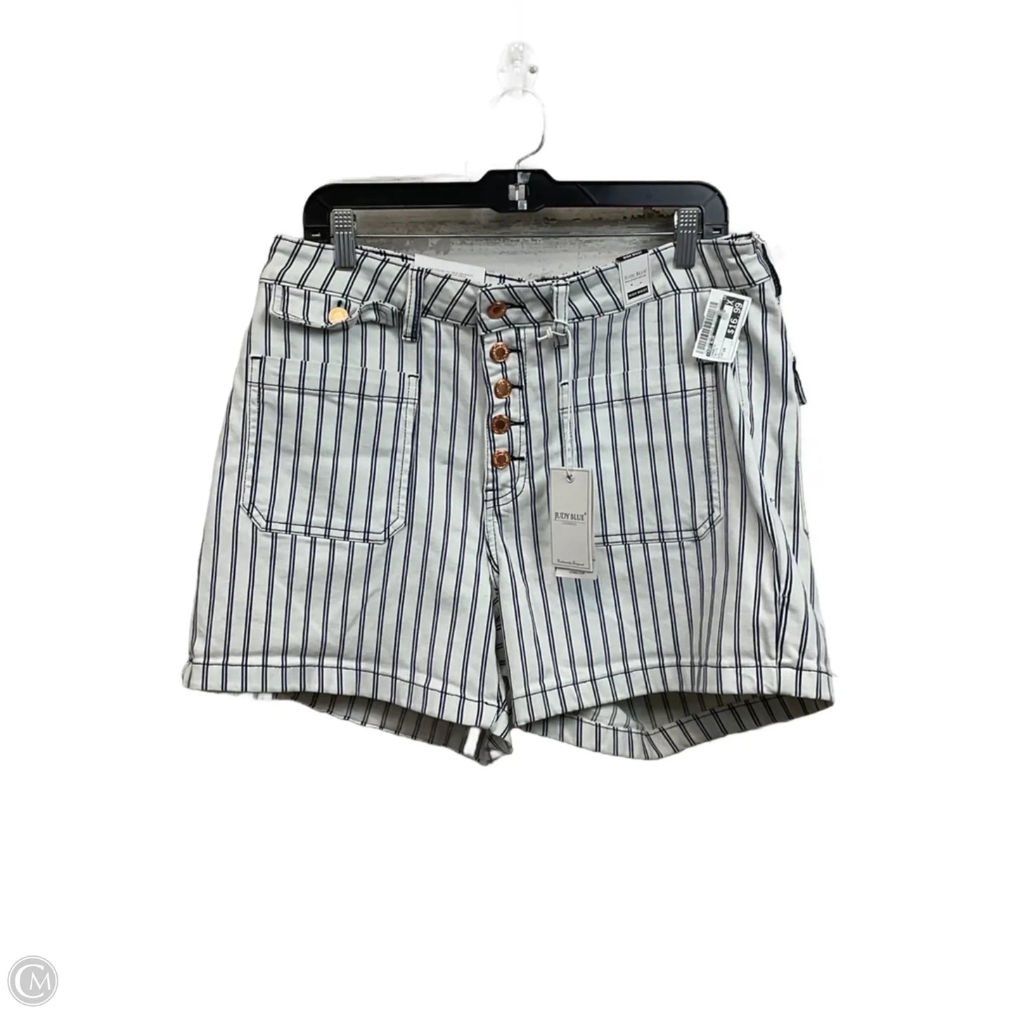 Shorts By Judy Blue In White, Size: 1x