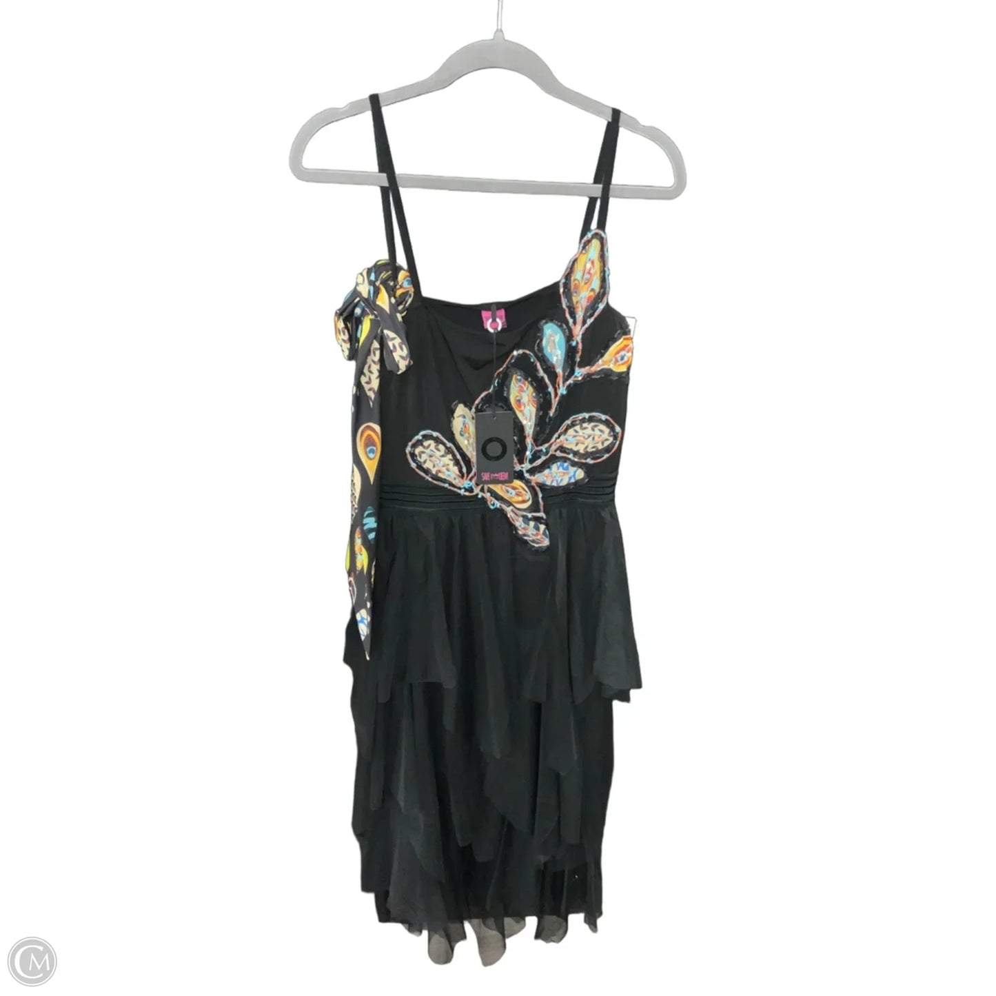 Dress Party Midi By SAVE THE QUEEN In Black, Size: Xl
