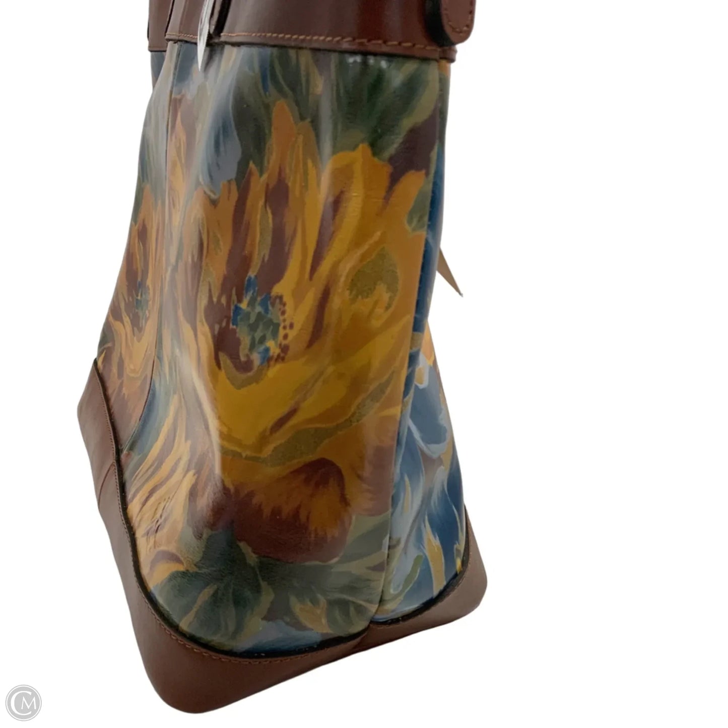 Handbag Leather By Patricia Nash, Size: Large