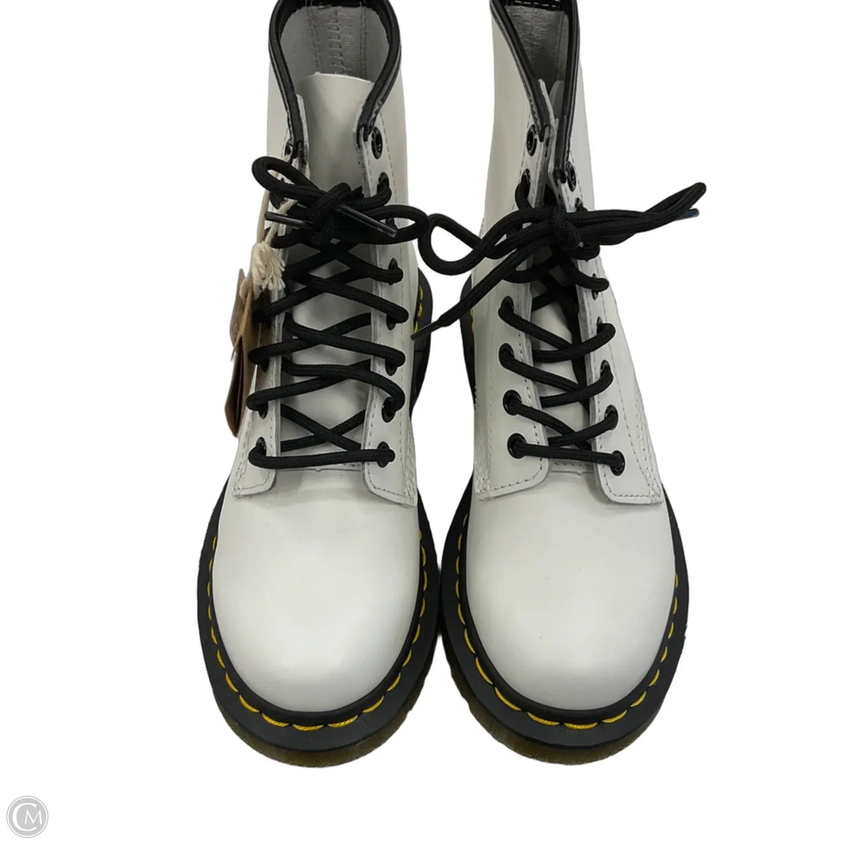 Boots Combat By Dr Martens In White, Size: 6
