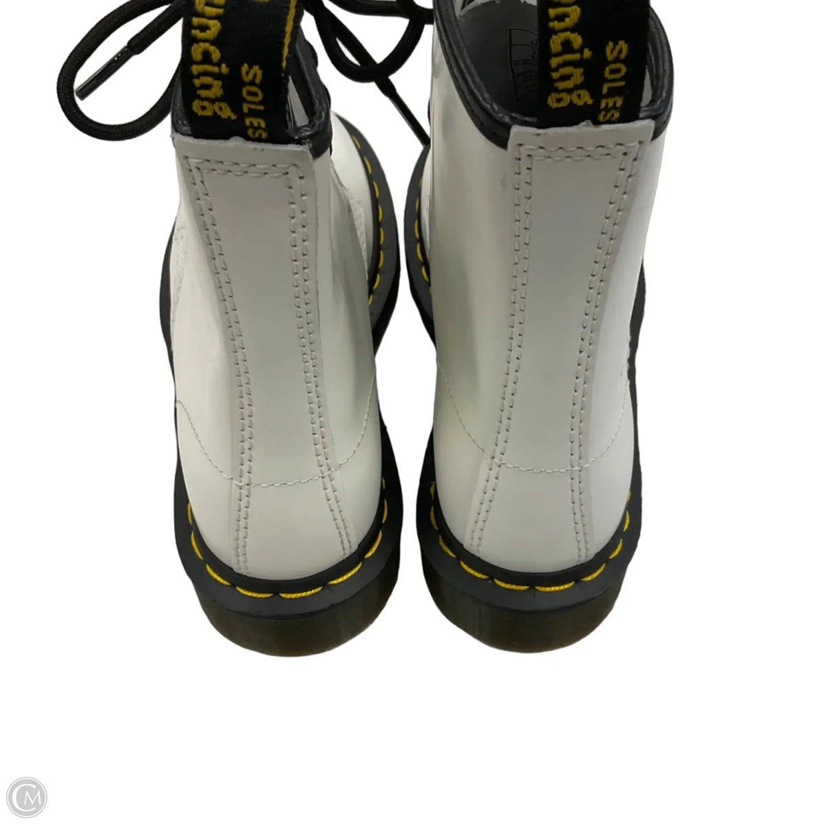 Boots Combat By Dr Martens In White, Size: 6