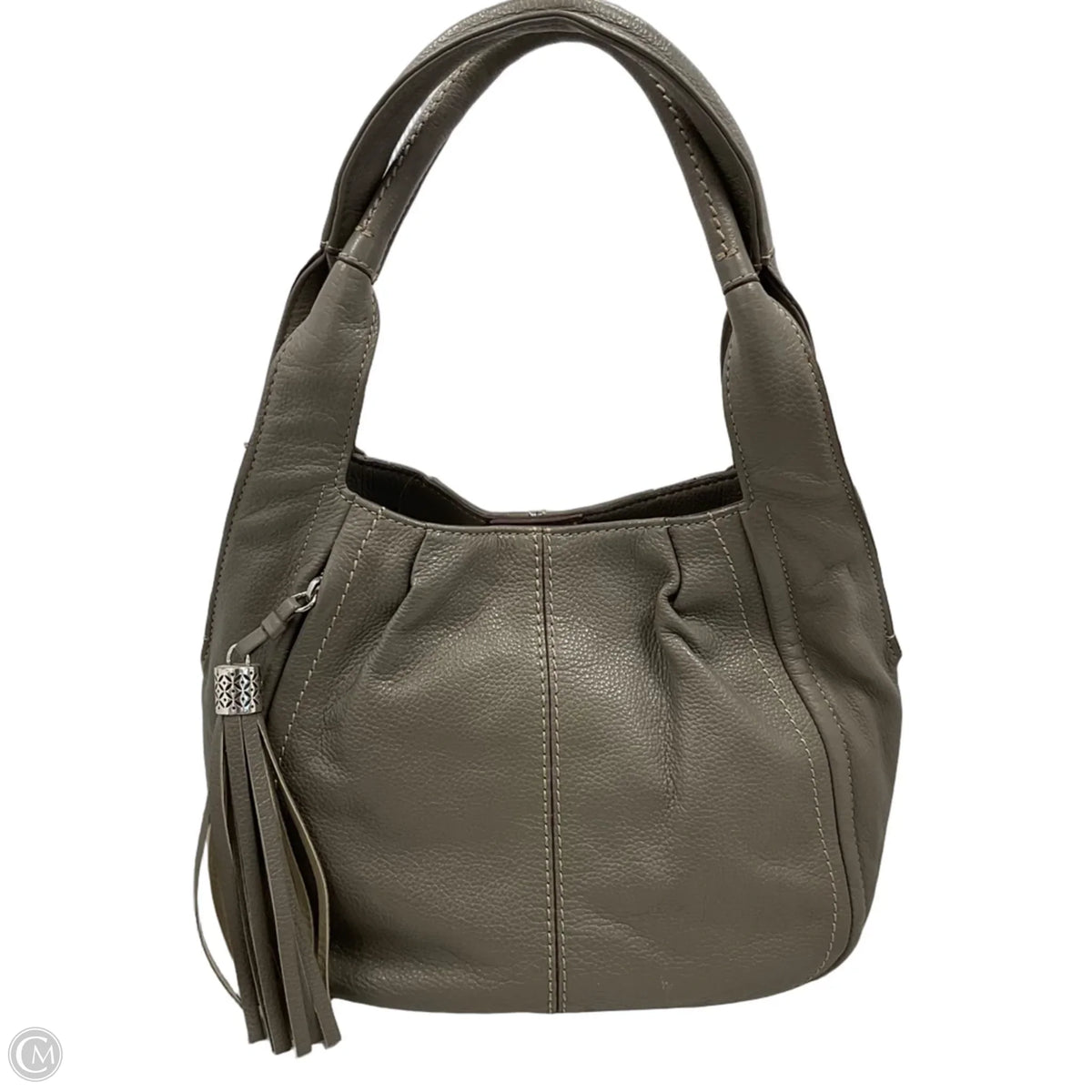 Handbag Leather By Brighton, Size: Medium