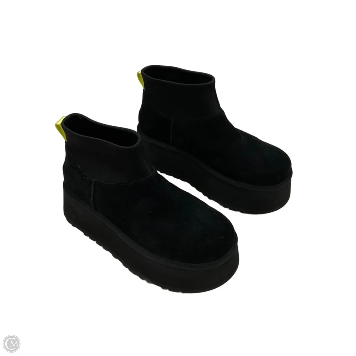 Boots Ankle Flats By Ugg In Black, Size: 8