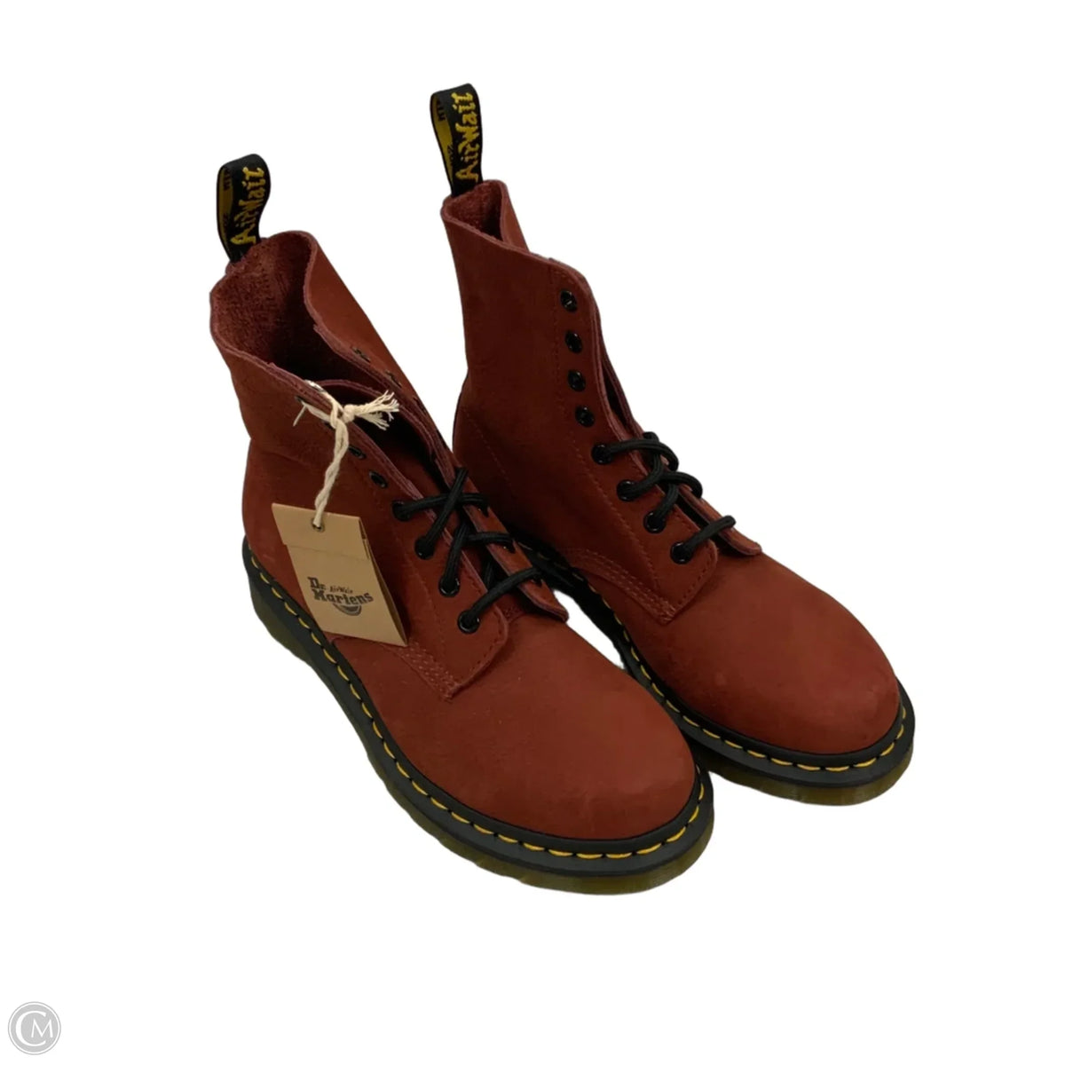 Boots Combat By Dr Martens In Red, Size: 8