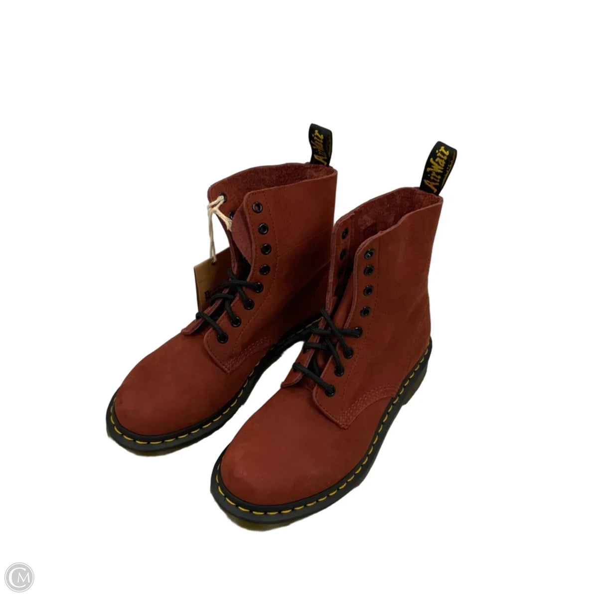 Boots Combat By Dr Martens In Red, Size: 8