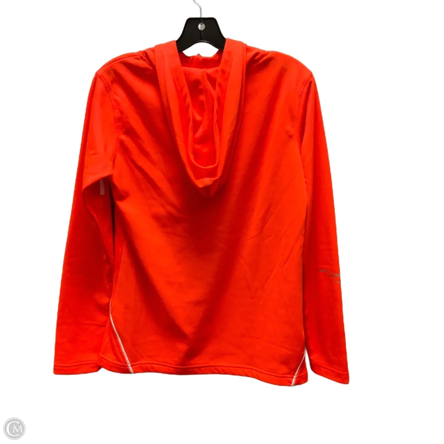 Athletic Jacket By Fila In Orange, Size: M