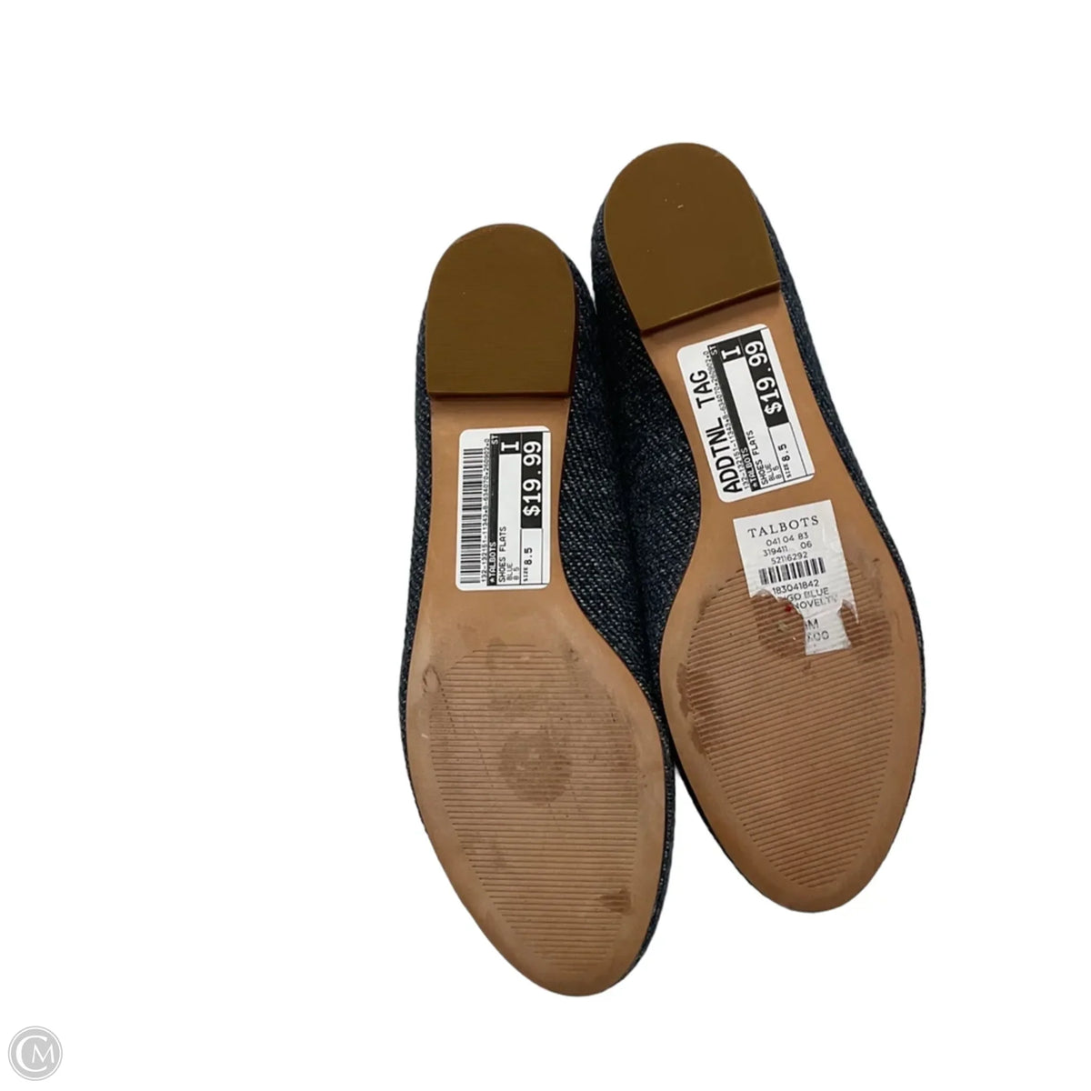 Shoes Flats By Talbots In Blue, Size: 8.5