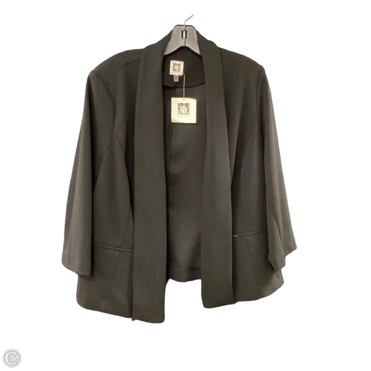 Blazer By Anne Klein In Black, Size: 1x