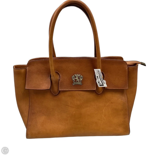 Handbag Leather By Pratesi, Size: Large