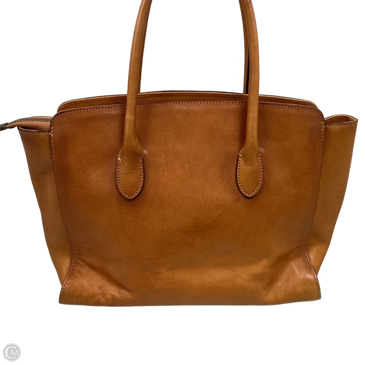 Handbag Leather By Pratesi, Size: Large