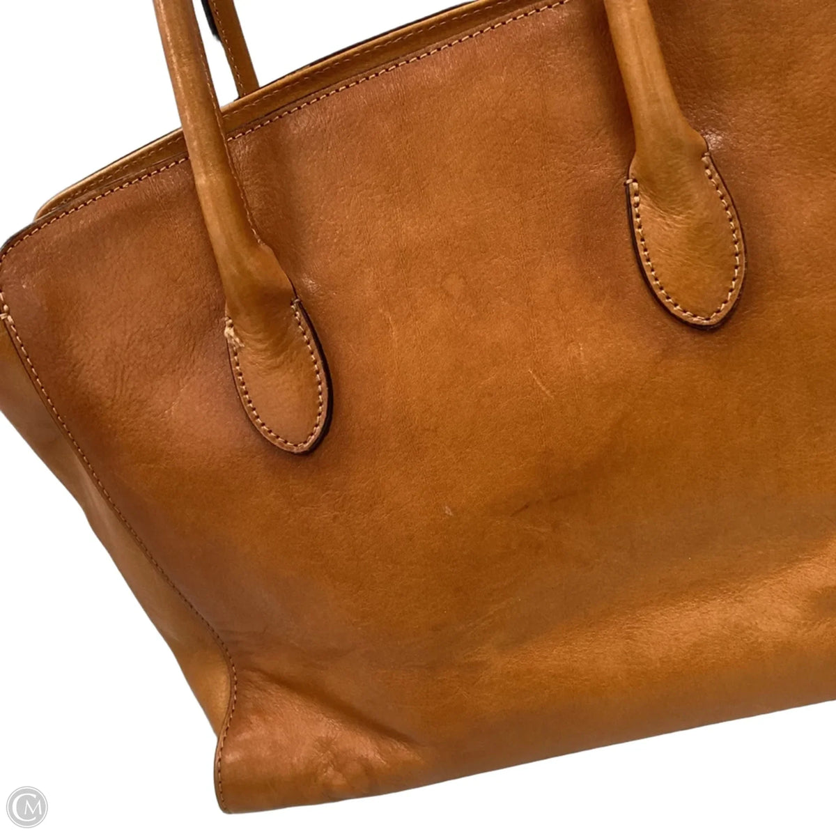 Handbag Leather By Pratesi, Size: Large