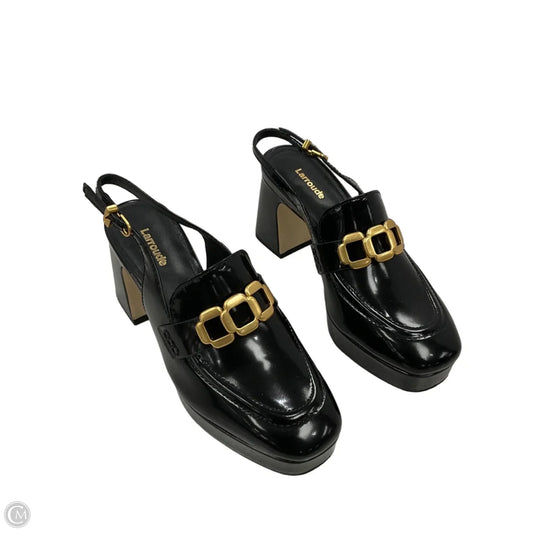 Shoes Heels Block By LARROUDE In Black, Size: 6