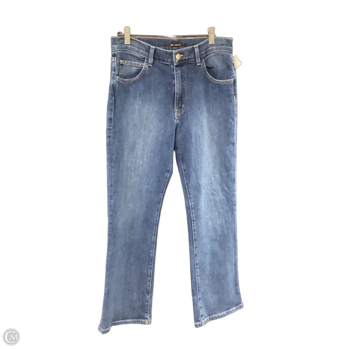 Jeans Designer By St. John In Blue Denim, Size: 6