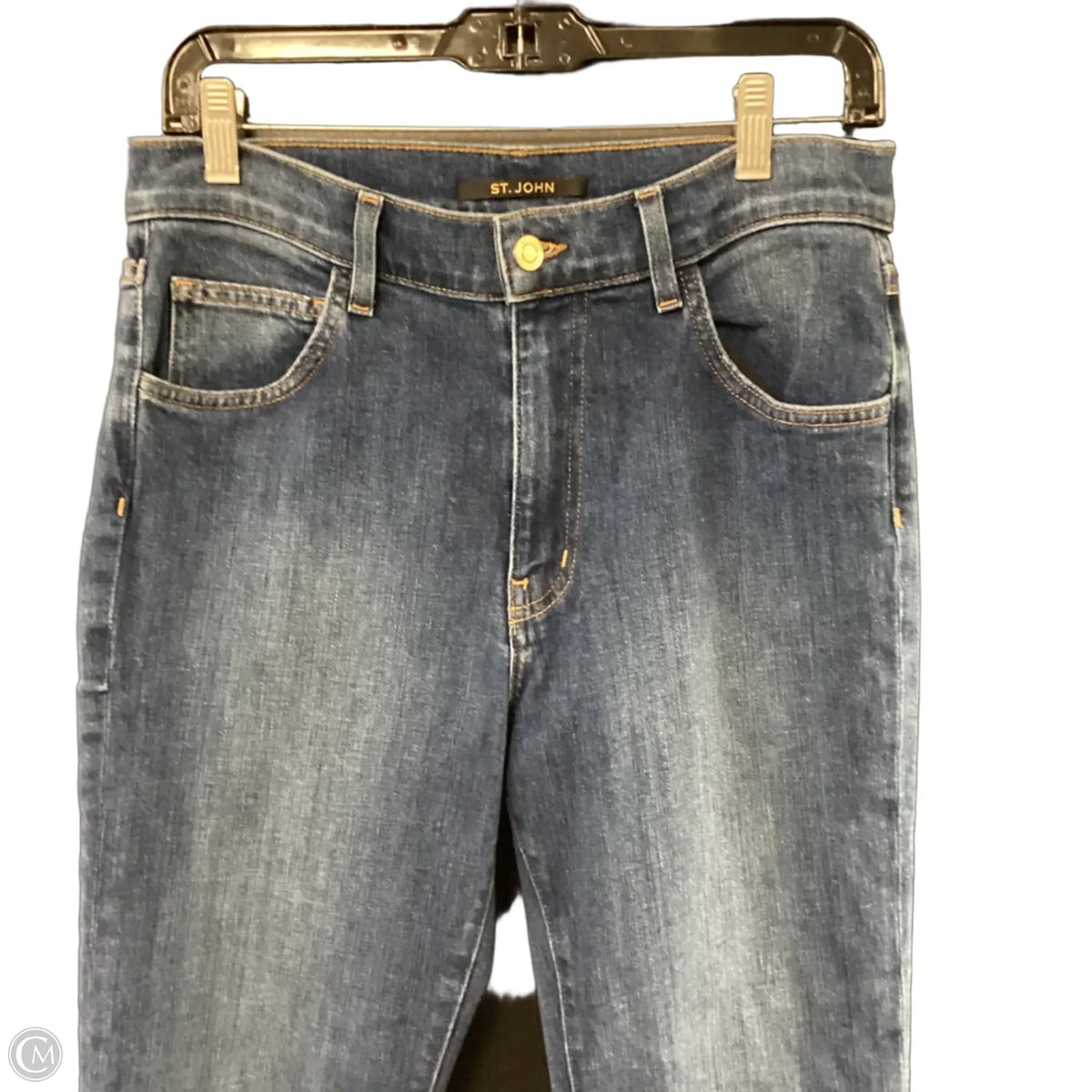 Jeans Designer By St. John In Blue Denim, Size: 6