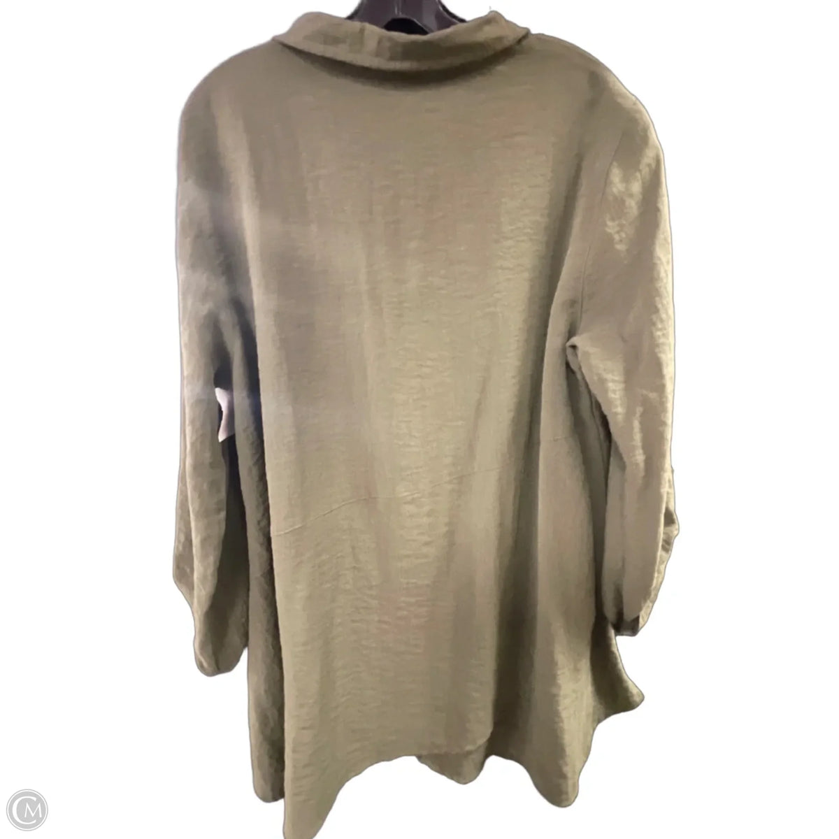 Top Long Sleeve By John Mark In Green, Size: L
