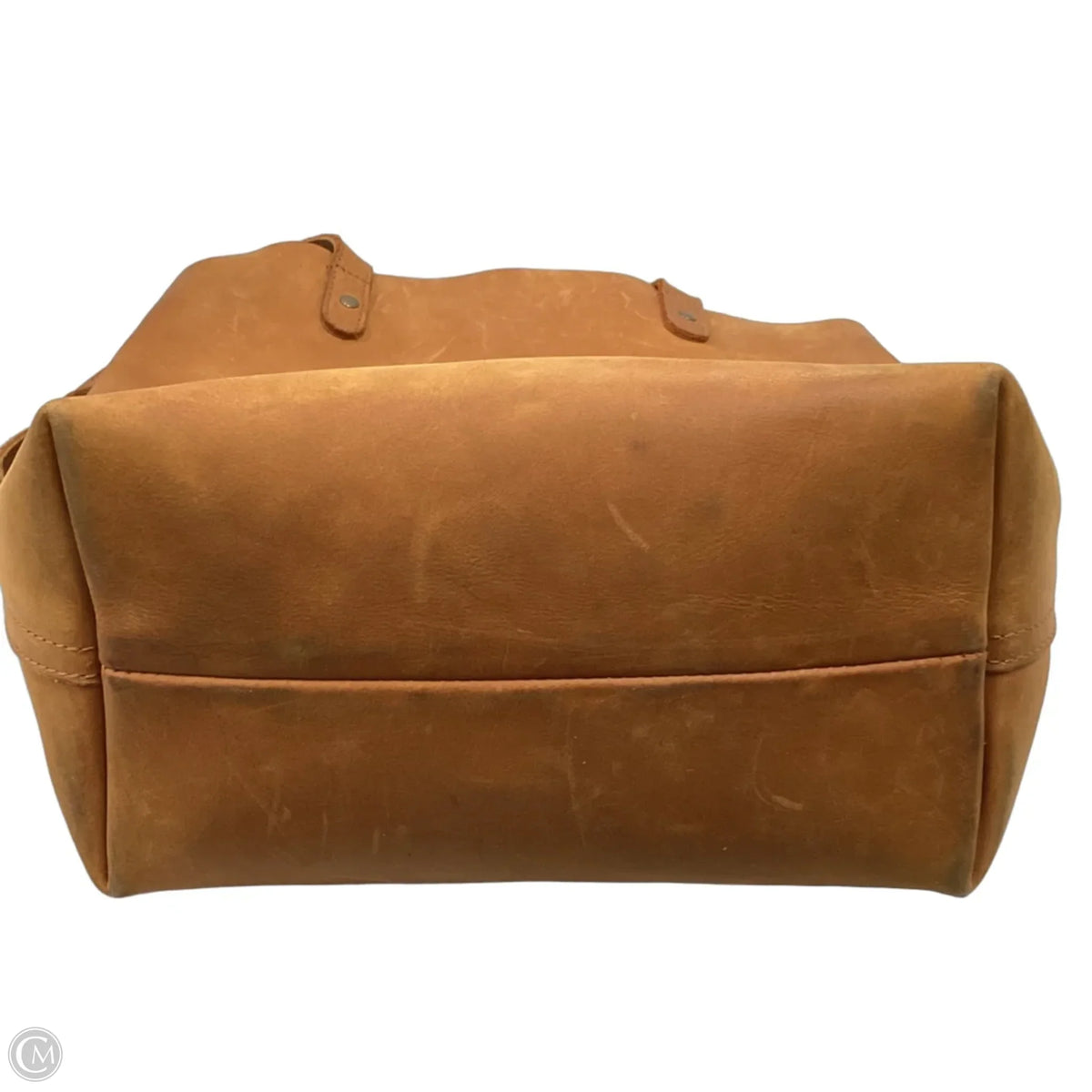 Handbag Leather By Parker Clay, Size: Large