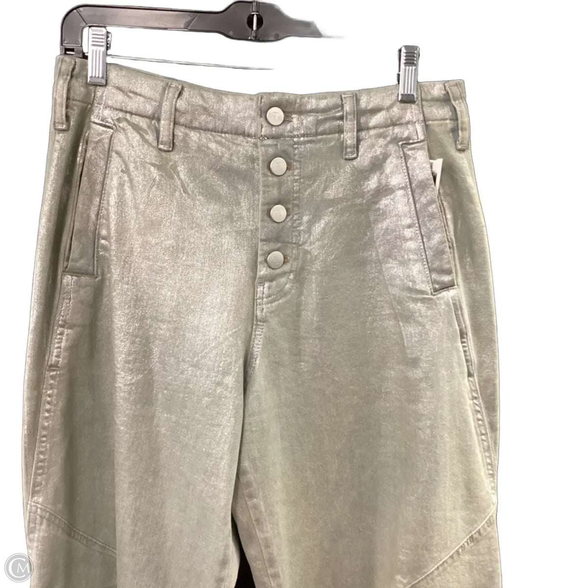 Jeans Barrel By Pilcro In Silver, Size: 4