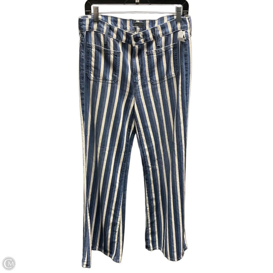 Jeans Wide Leg By Mother Jeans In Blue Denim, Size: 8