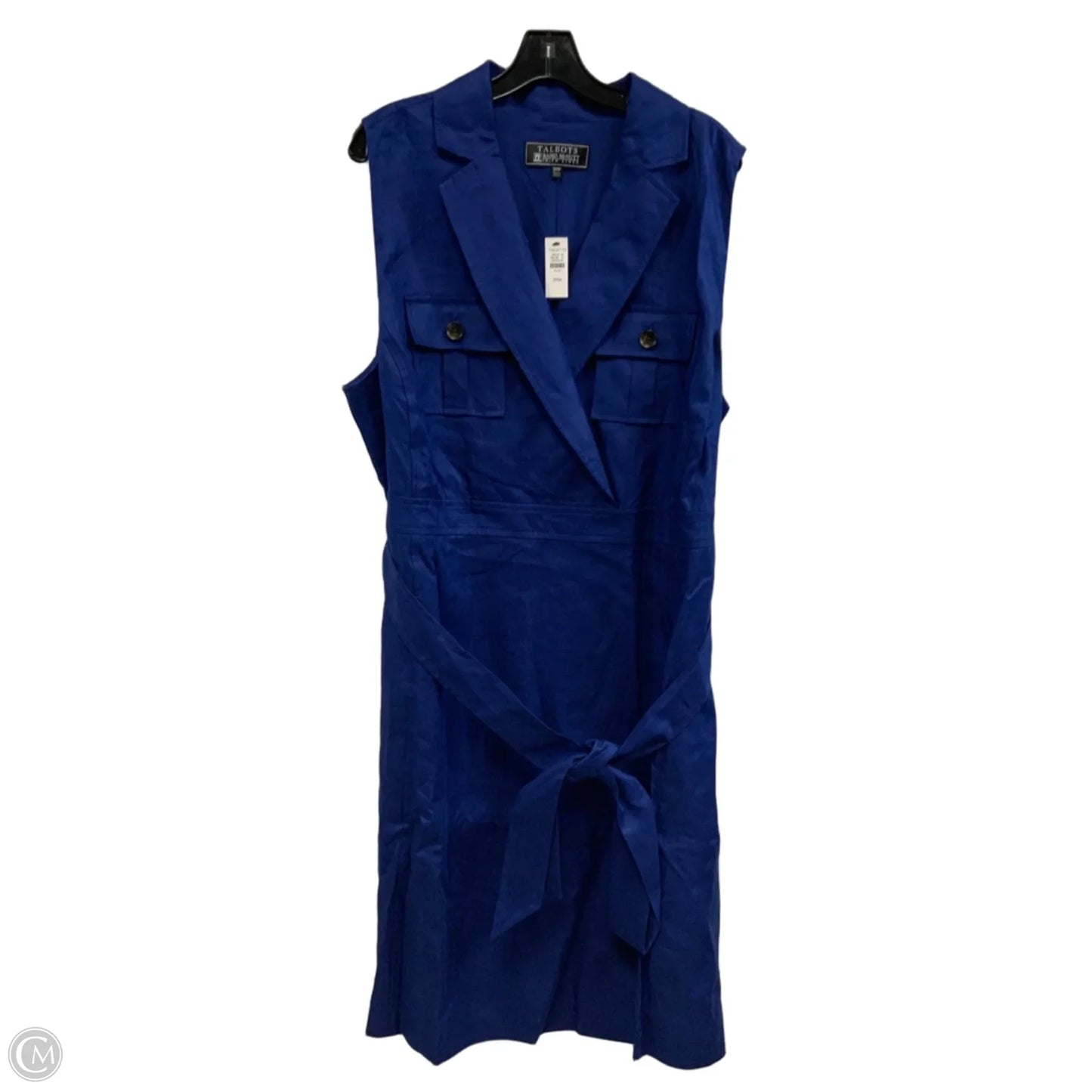 Dress Work By Talbots In Blue, Size: 2x