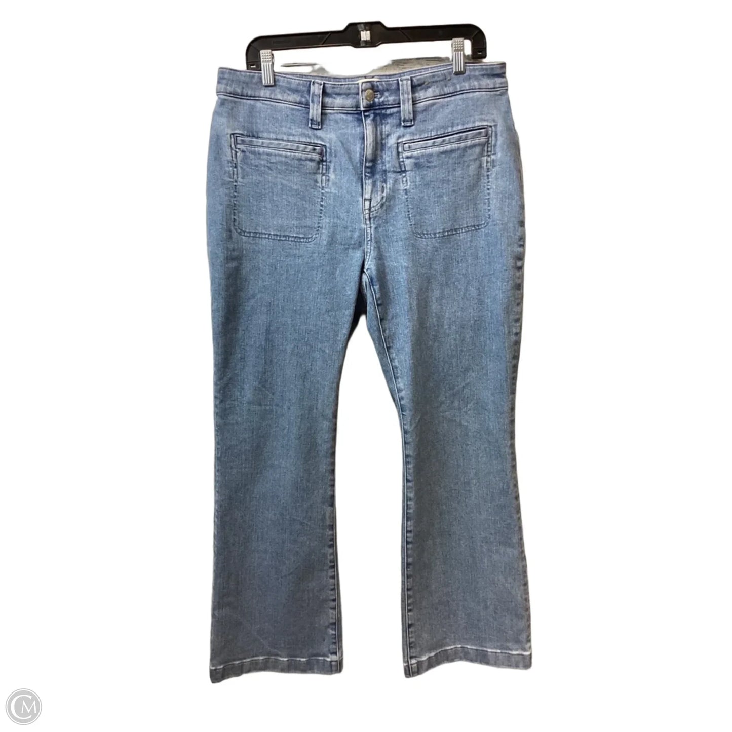 Jeans Flared By Madewell In Blue Denim, Size: 12