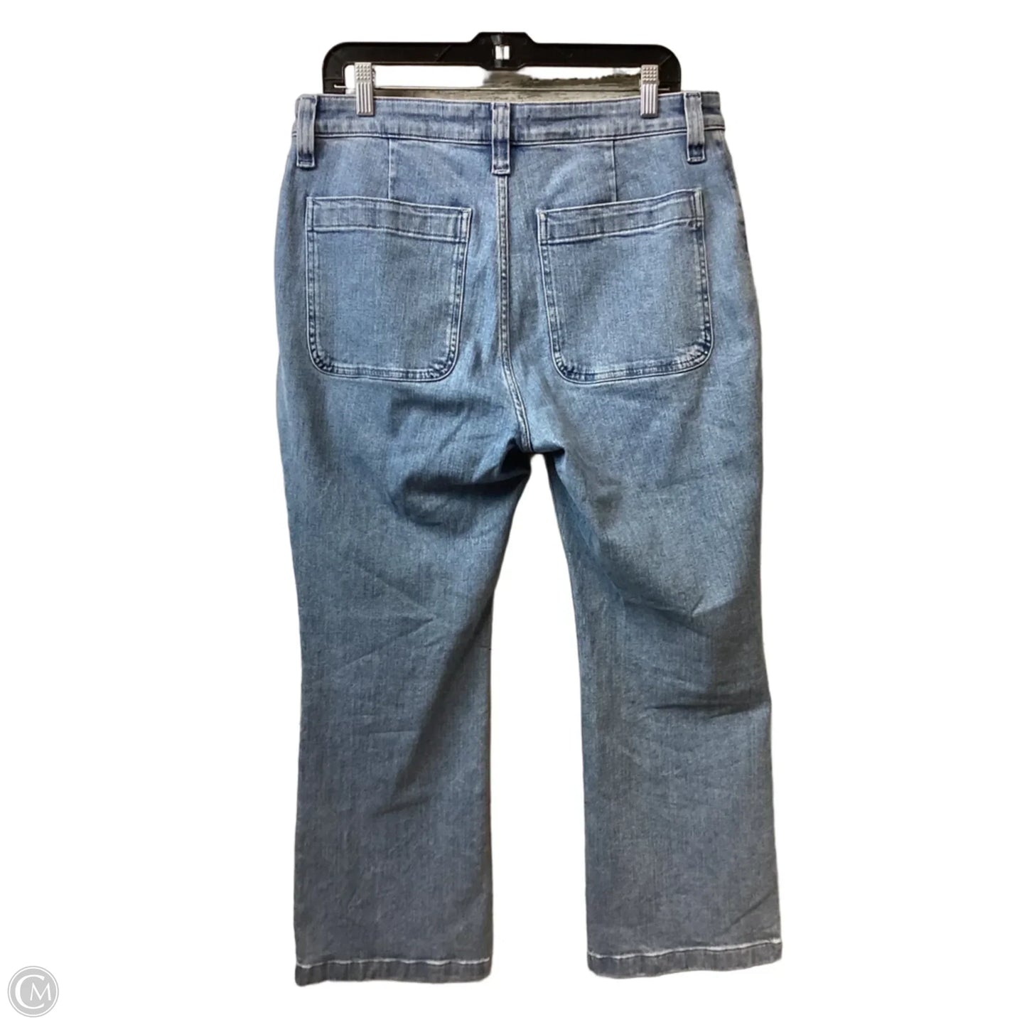 Jeans Flared By Madewell In Blue Denim, Size: 12