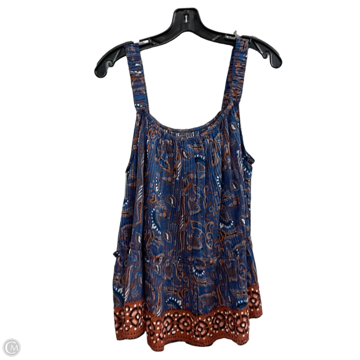 Top Sleeveless By Cleobella In Blue, Size: L