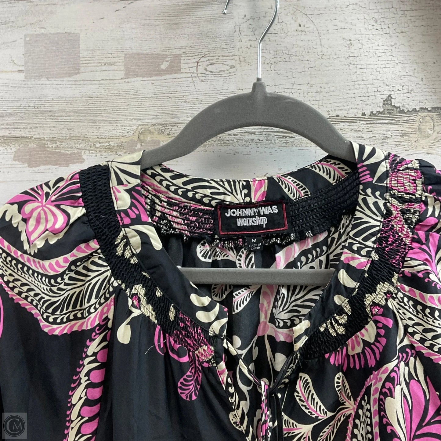 Dress Casual Maxi By Johnny Was In Black, Size: M