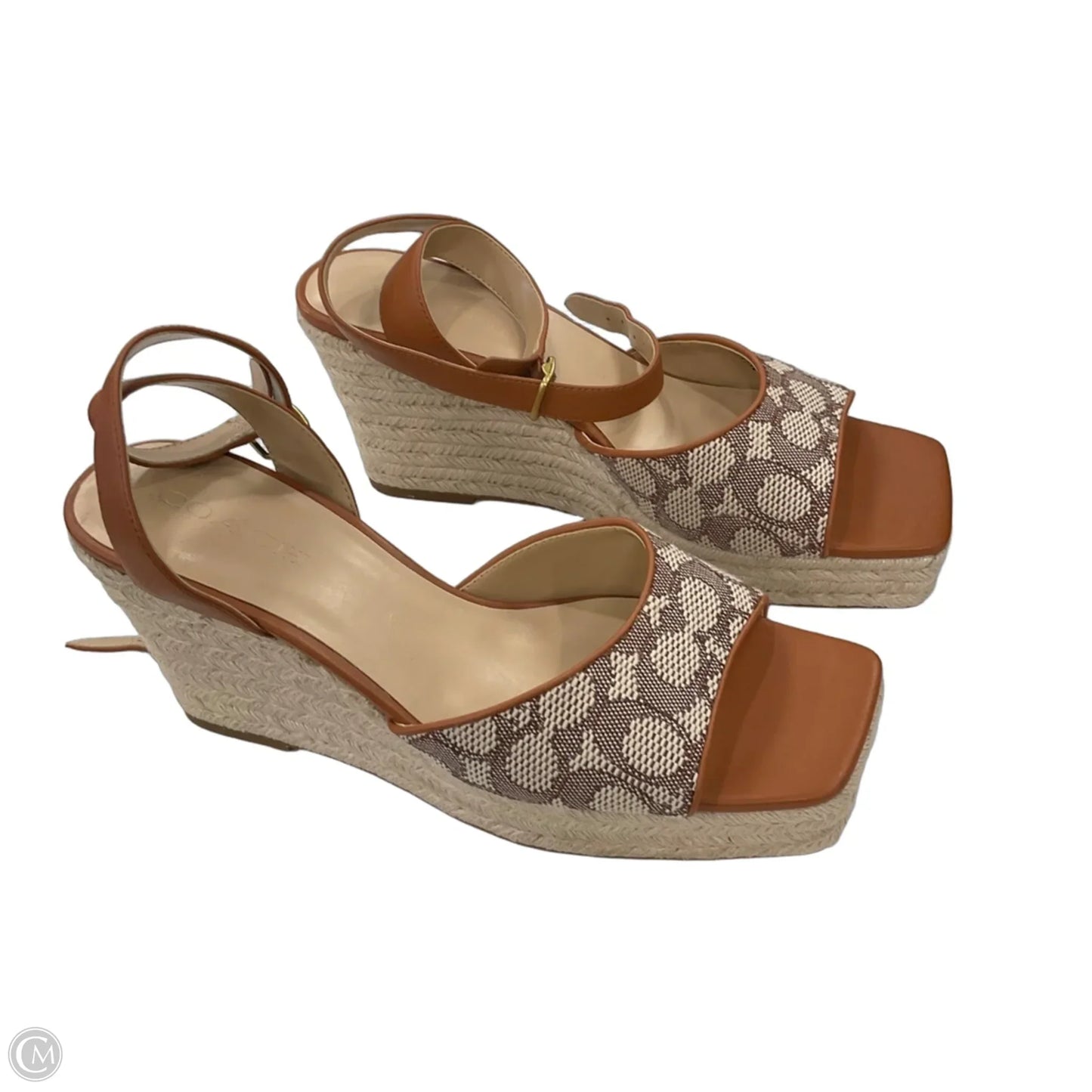 Sandals Designer By Coach In Brown, Size: 11