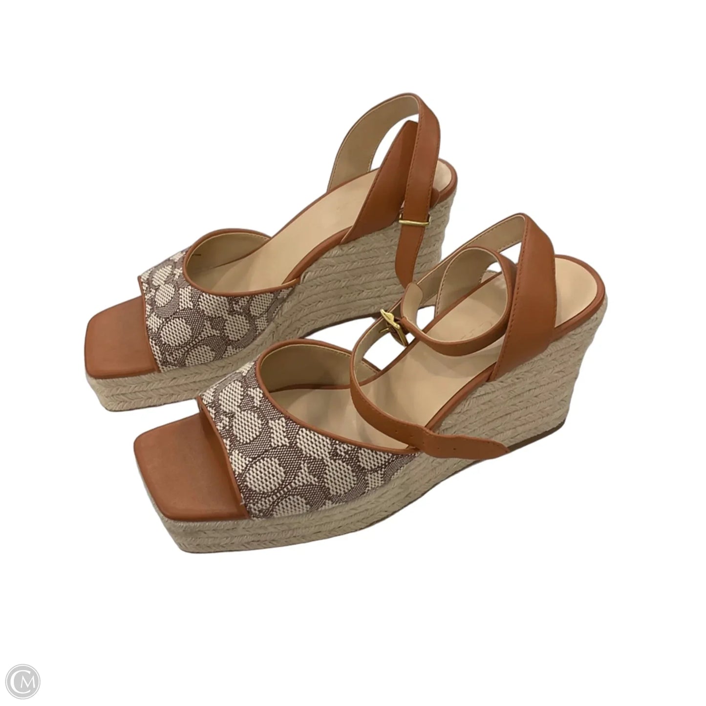 Sandals Designer By Coach In Brown, Size: 11