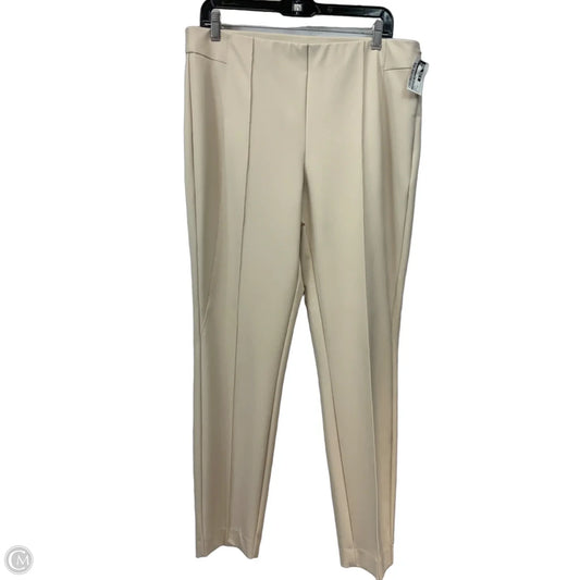 Pants Designer By Lafayette 148 In Beige, Size: 12