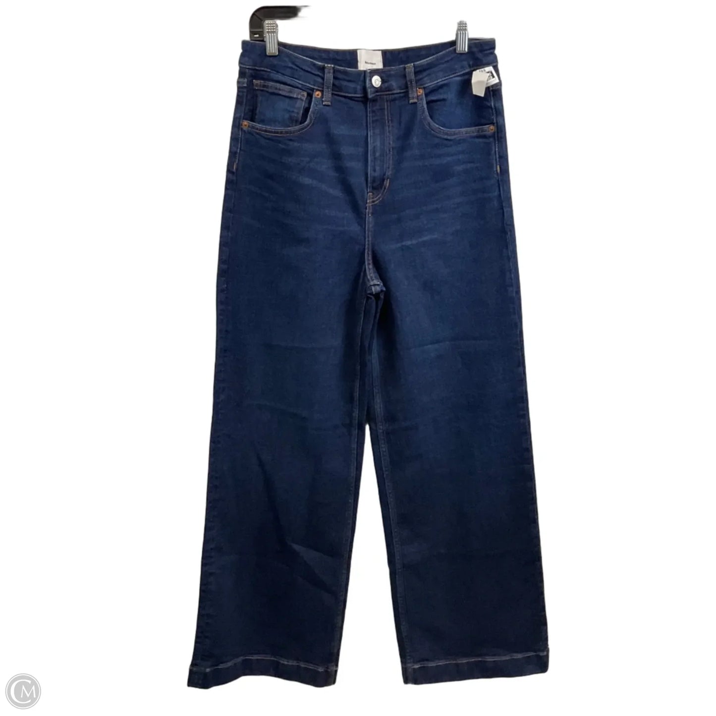 Jeans Wide Leg By Reformation In Blue Denim, Size: 10